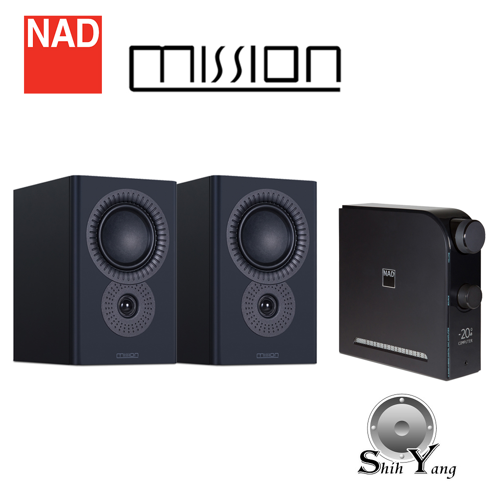 NAD D3045 藍芽DAC綜合擴大機 HDMI ARC+ Mission LX-2 MKII  書架喇叭