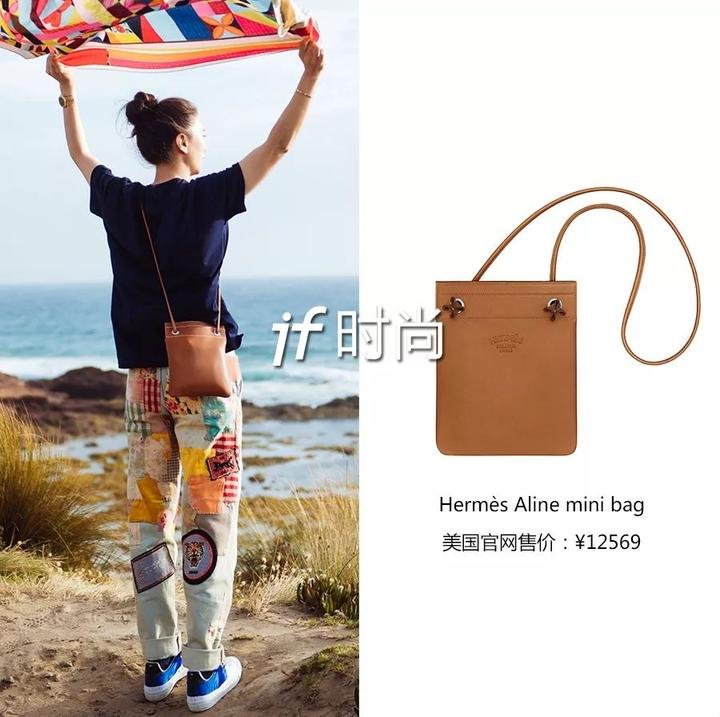 現省二萬！全新Hermes Aline mini bag 愛瑪仕肩背斜背包袁詠儀同款D刻