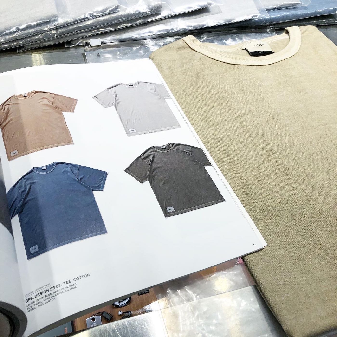 希望商店】WTAPS GPS DESIGN SS 02 20SS 蠟染水洗短袖T恤| Yahoo奇摩拍賣