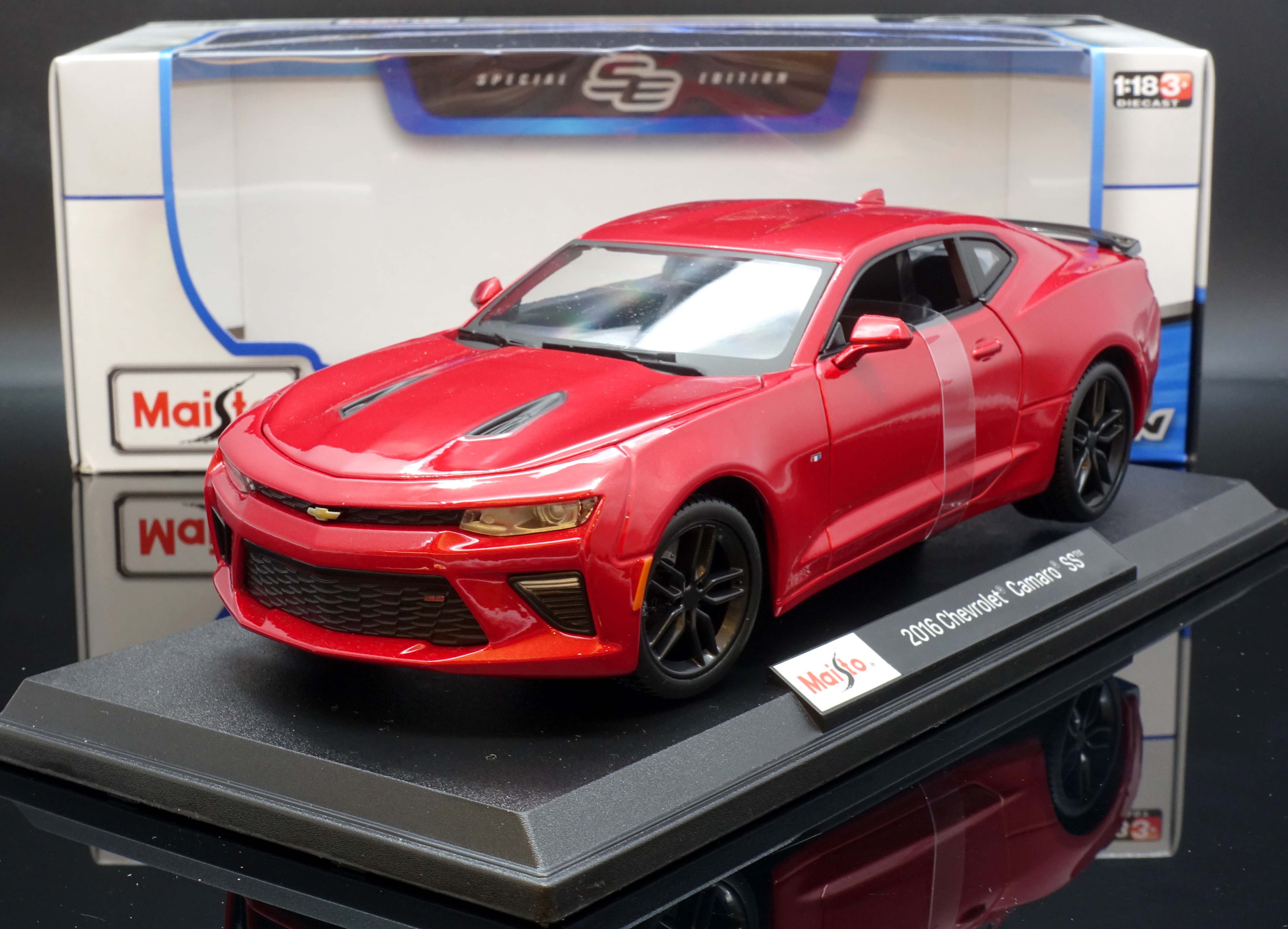 M.A.S.H】 Maisto 1/18 Chevrolet Camaro SS red 2016 | Yahoo奇摩拍賣