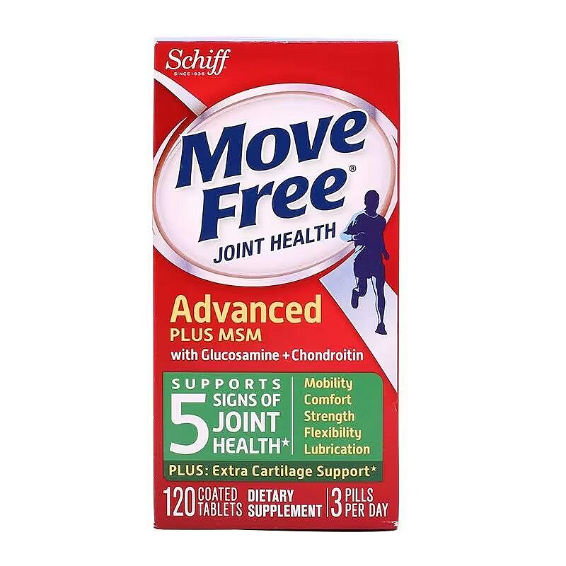 【換糖鋪子】現貨 Schiff Move Free Advanced 益節葡萄糖胺錠 紅瓶 costco 120碇