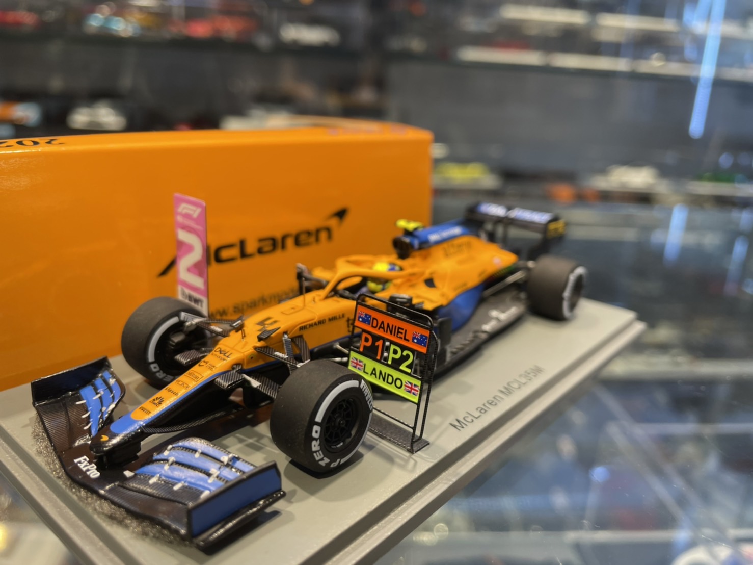 吉華科技@ 1/43 Spark S7690 MCLAREN MCL35M NO.4 LANDO NORRIS F1