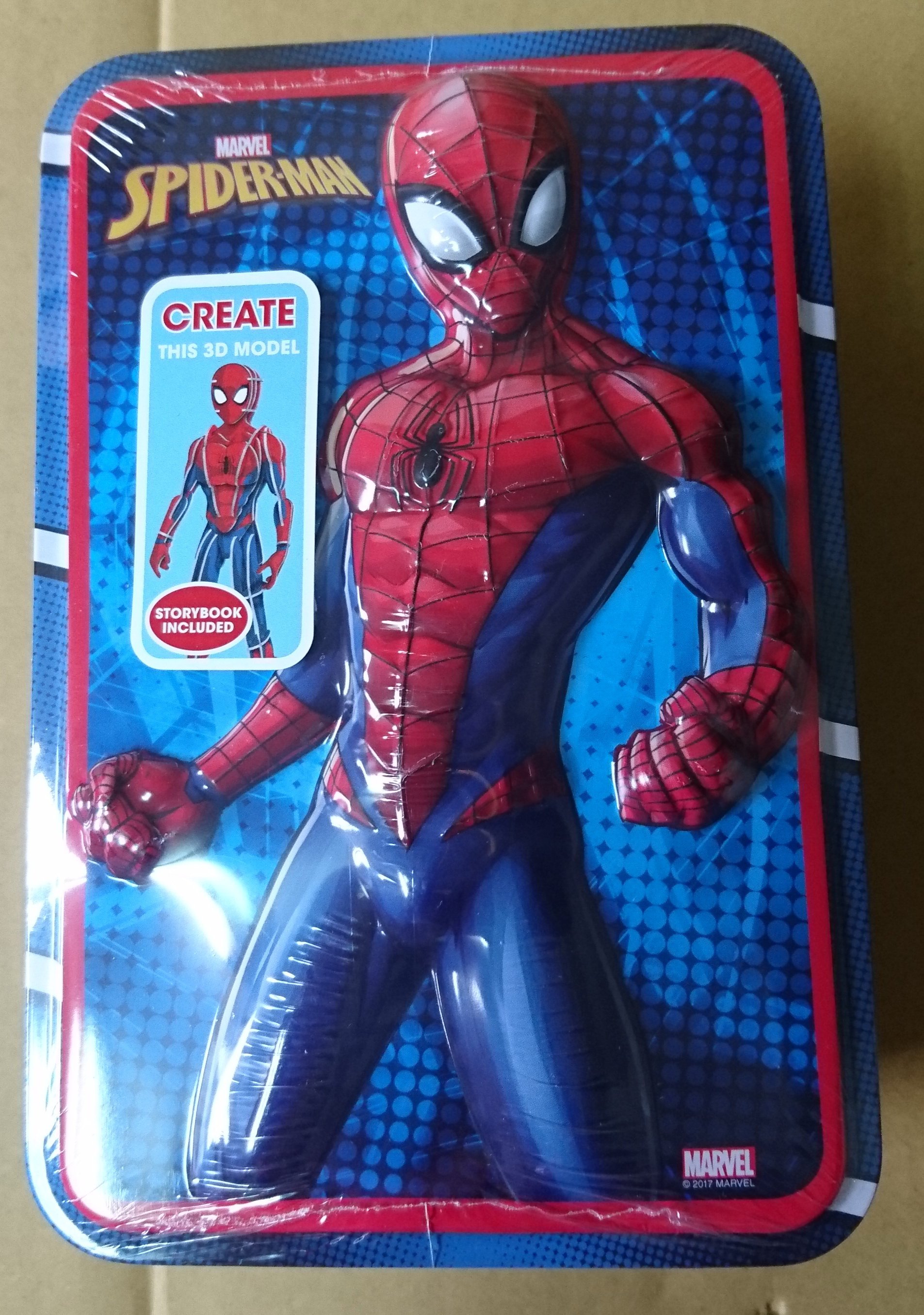 全英文學習spiderman 蜘蛛人蜘蛛俠手作diy 組盒紙公仔模型公仔兒童活動盒 Yahoo奇摩拍賣