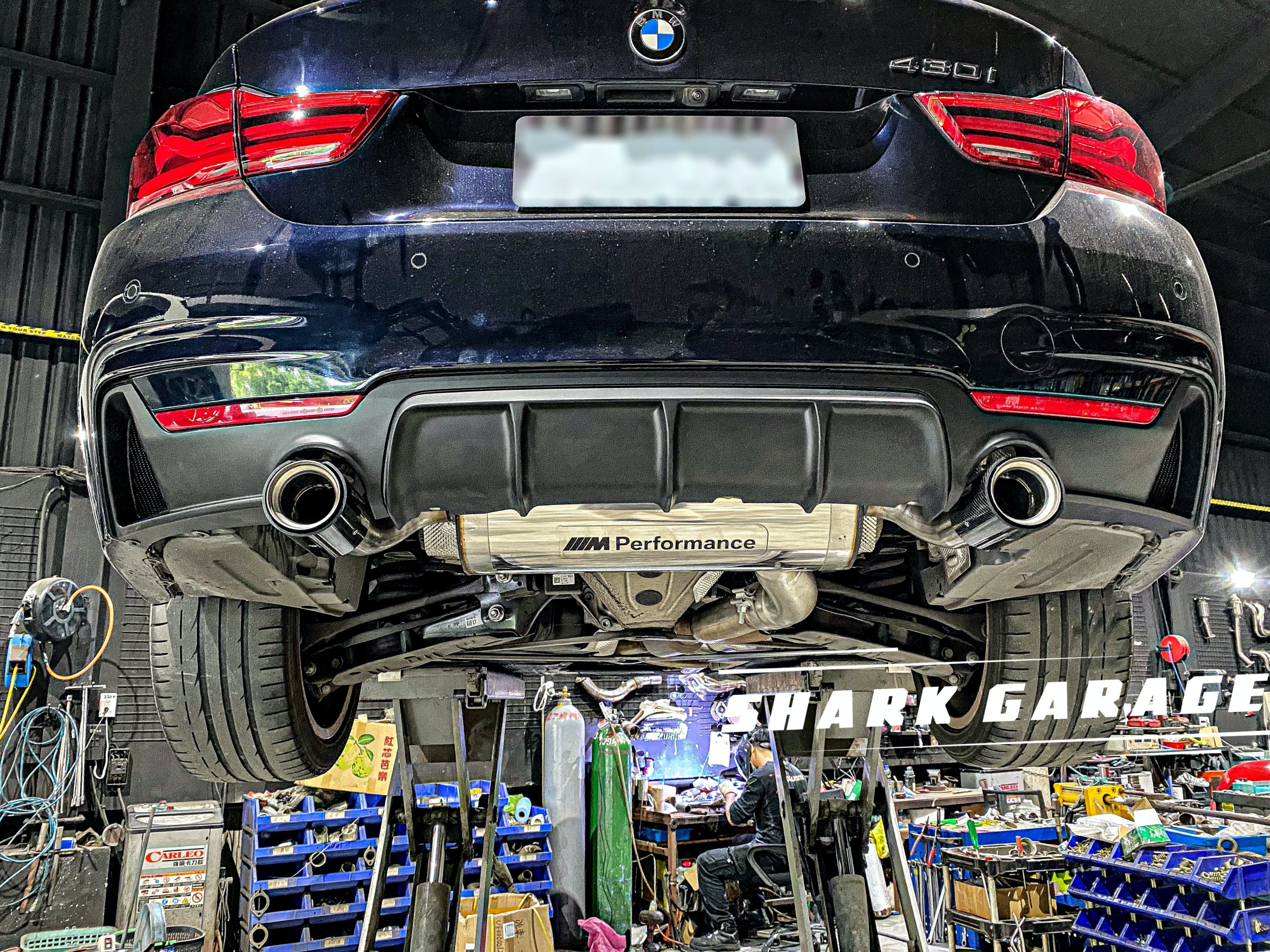 ✽顯閣商行✽BMW 德國原廠 M Performance F30/F31 340i LCI 排氣管尾段 跑車化排氣 尾飾