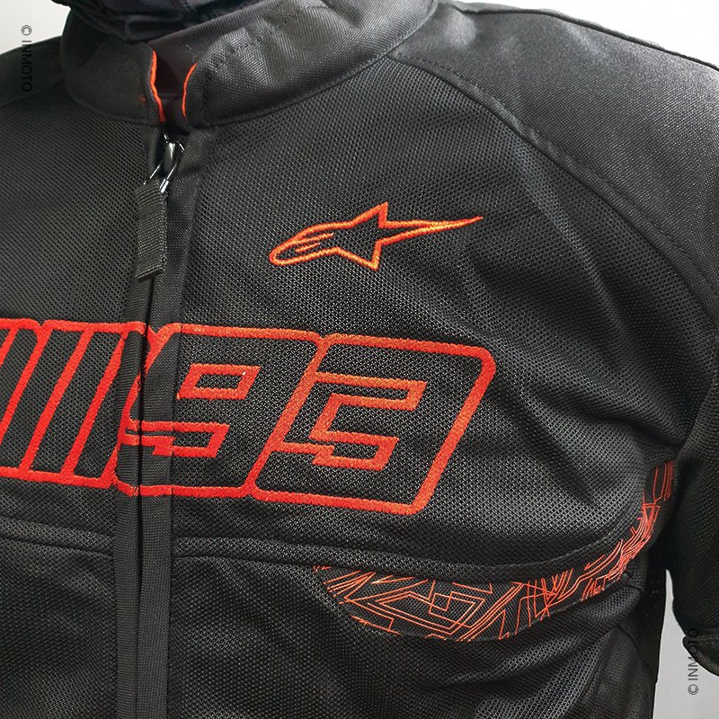 伊摩多ALPINESTARS MM93 夏季防摔衣透氣網布LOSAIL V3 AIR 黑紅3300922