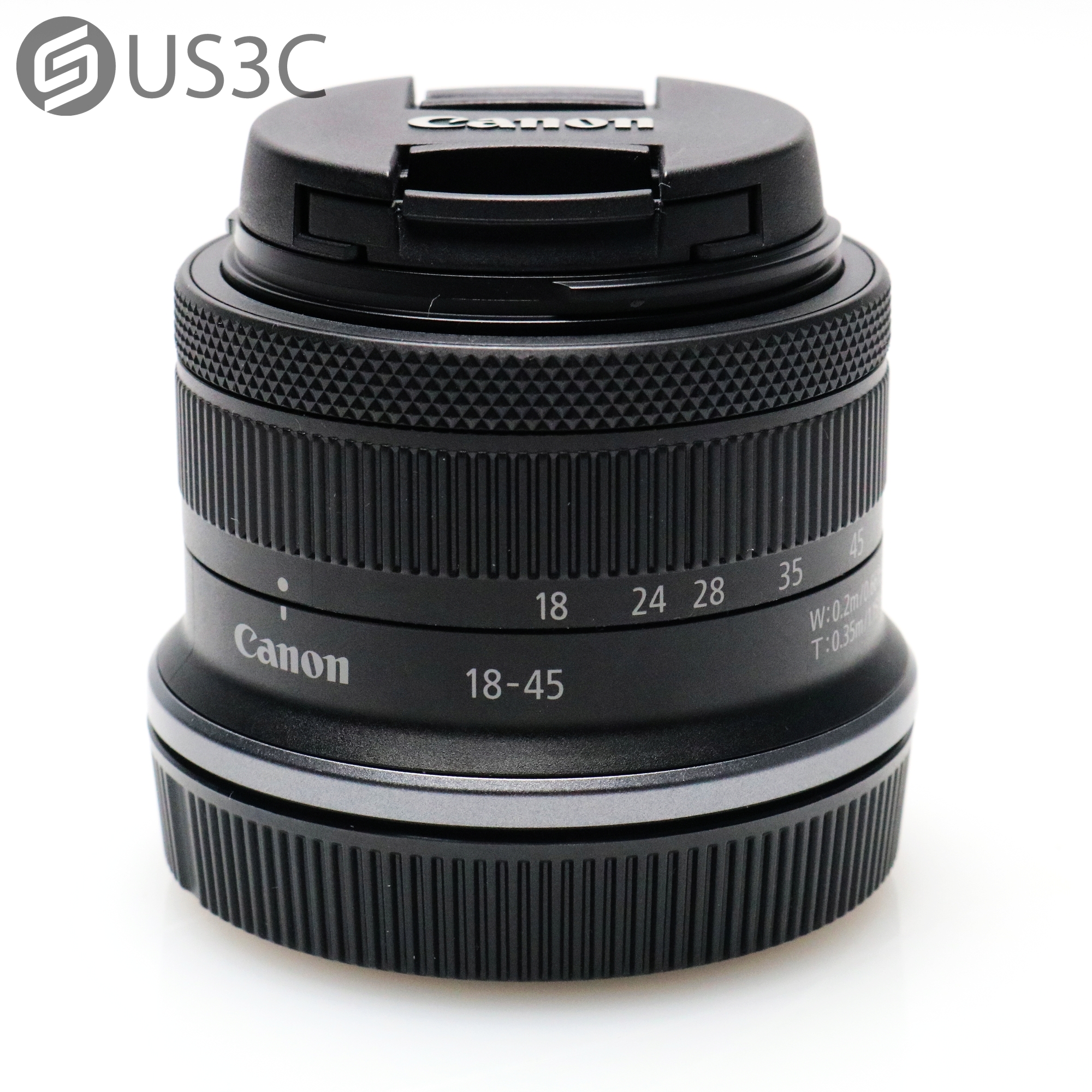 【US3C-桃園店】台灣公司貨 佳能 Canon RF-S 18-45mm F4.5-6.3 IS STM 單眼鏡頭 標準變焦鏡頭 配備STM馬達  原廠保固內