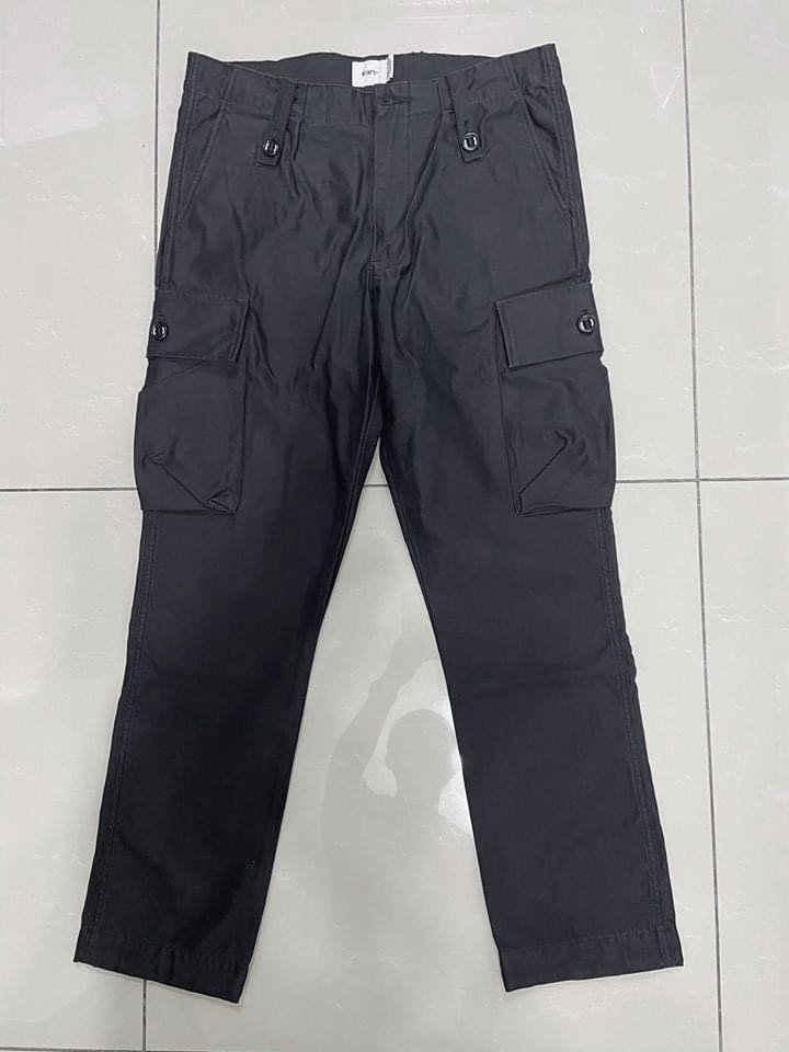 19SS WTAPS Jungle England 01 Trouser 黑色卡其長褲工作褲軍褲