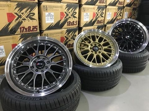 【超前輪業】XXR521 XXR 521 18吋鋁圈 5孔120 114.3 112 108 100 金色+車邊