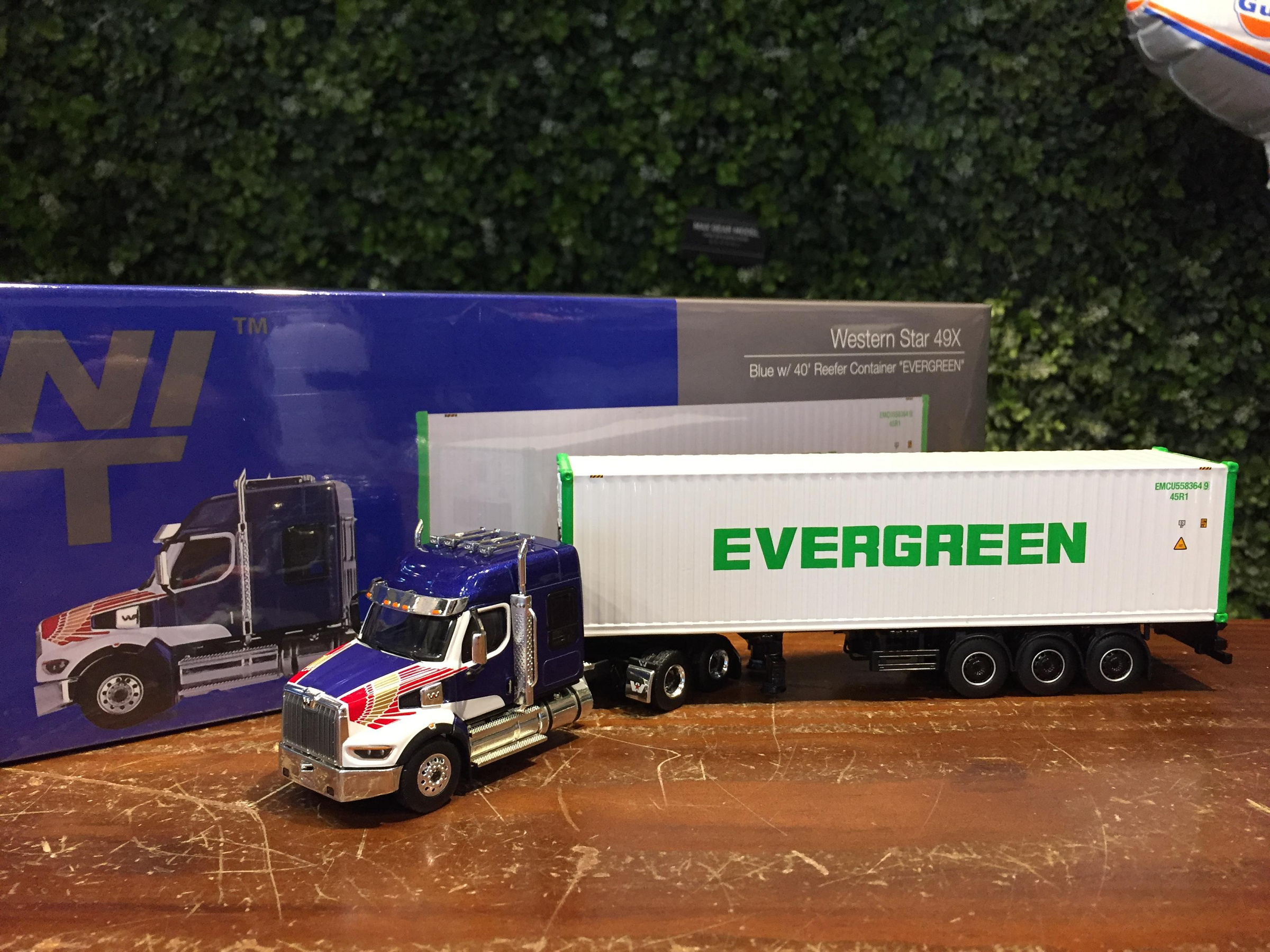 1/64 MiniGT Western Star 49X 40ft EverGreen MGT00597L【MGM