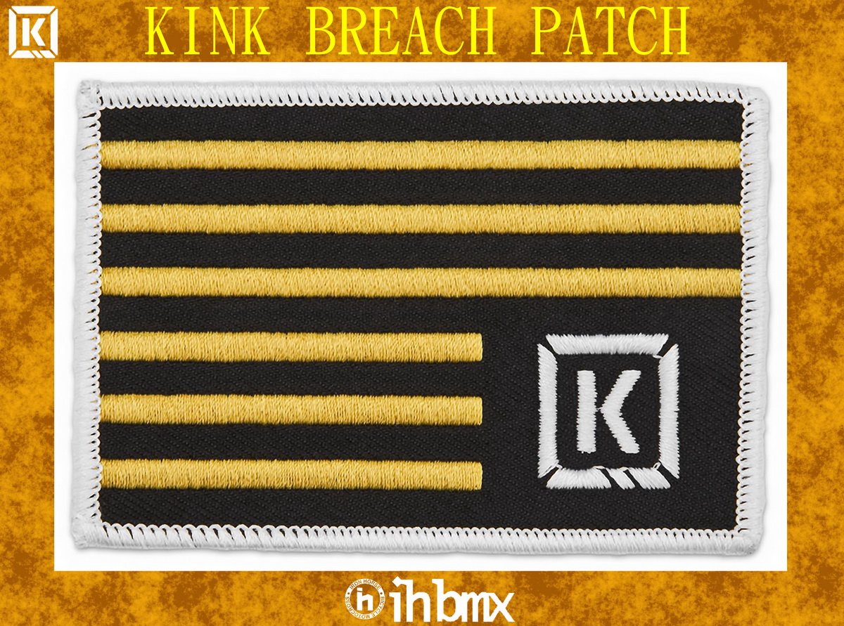 [I.H BMX] KINK BREACH PATCH 徽章刺繡布貼 特技腳踏車場地車表演車特技車土坡車