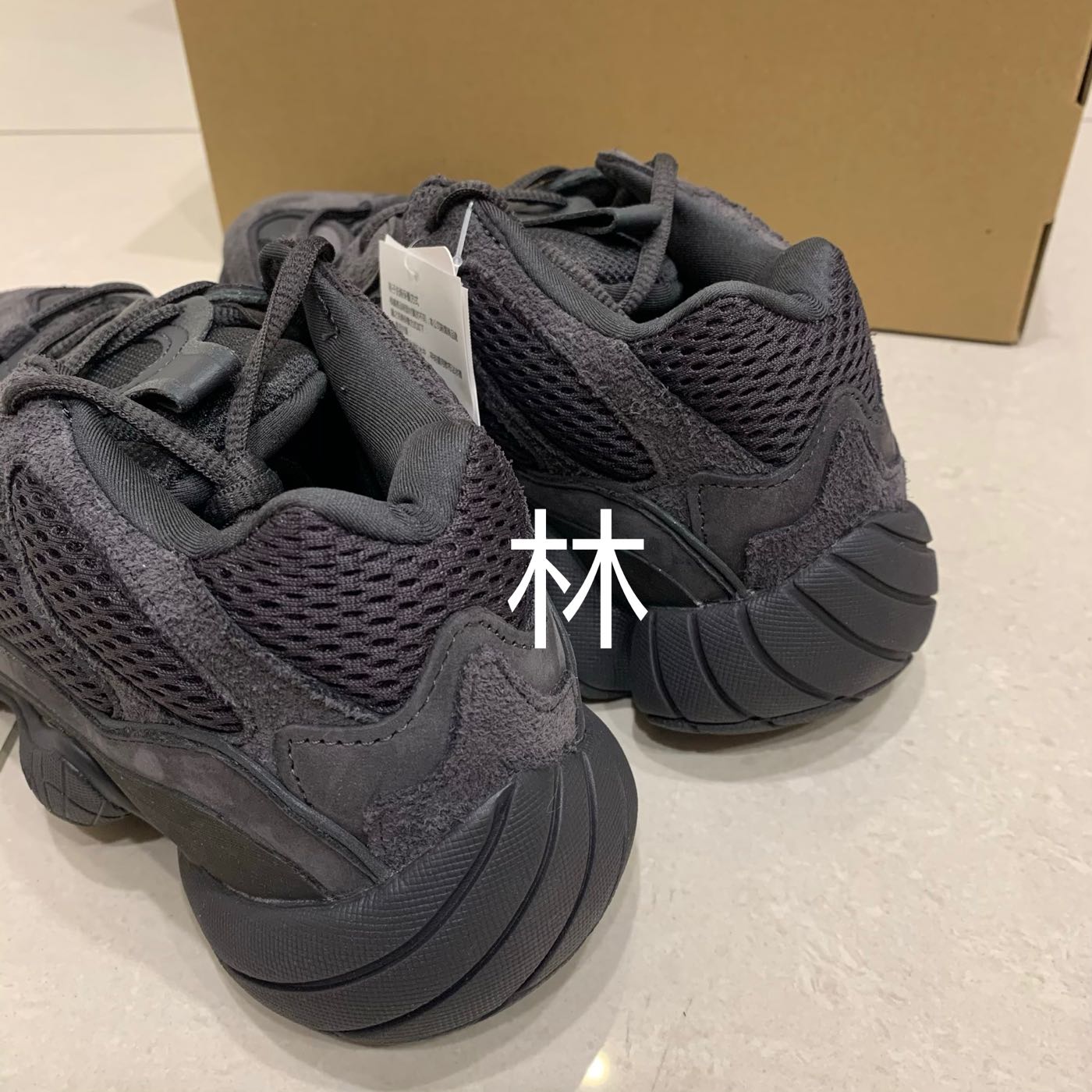 全新ADIDAS YEEZY 500 UTILITY BLACK F36640 椰子黑魂黑武士2020版本肯