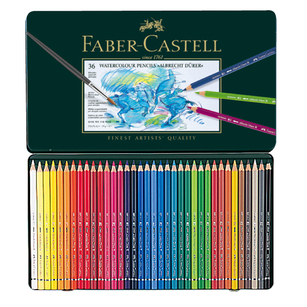 紙百科】Faber-Castell 藝術家級水性色鉛筆36色(綠鐵盒) | Yahoo奇摩拍賣