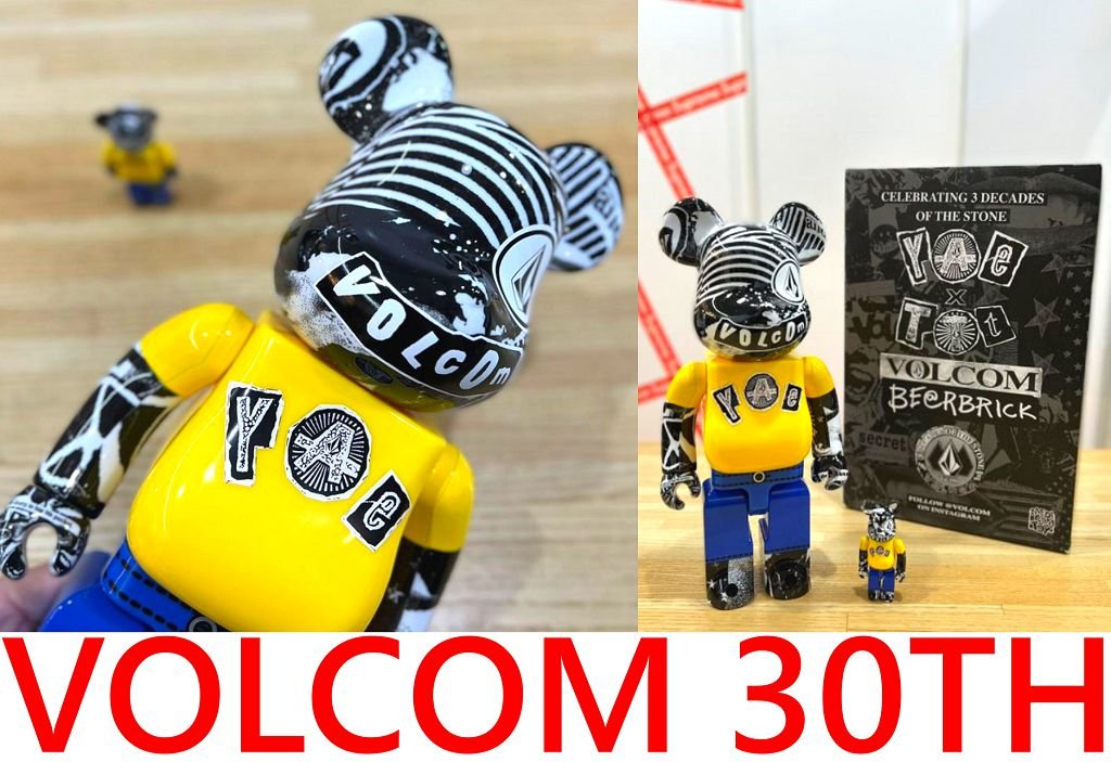 VOLCOM 30TH ANNIVERSARY BE@RBRICK ベアブリック ※400%のみ ボルコム