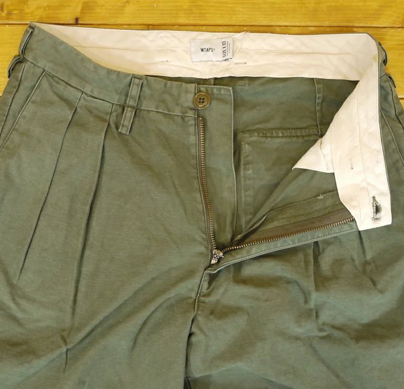 Wtaps BUDS / TROUSERS. COTTON. SATIN 綠3 | Yahoo奇摩拍賣