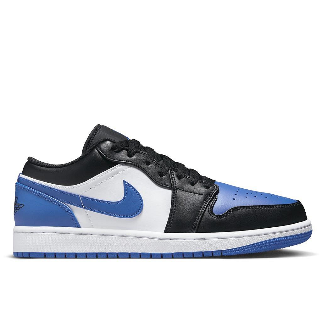 A-KAY0】NIKE AIR JORDAN 1 LOW ROYAL TOE 黑白藍【553558-140