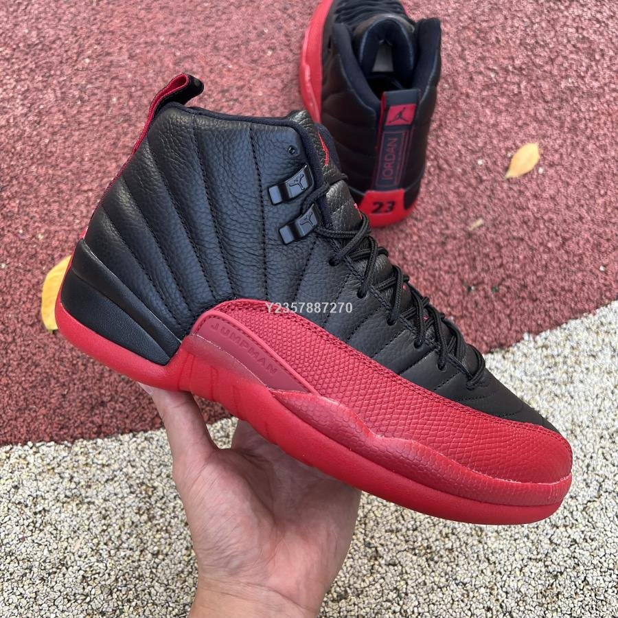 Air Jordan 12 Flu Game AJ12 黑紅12 病倒耐磨籃球鞋130690-002