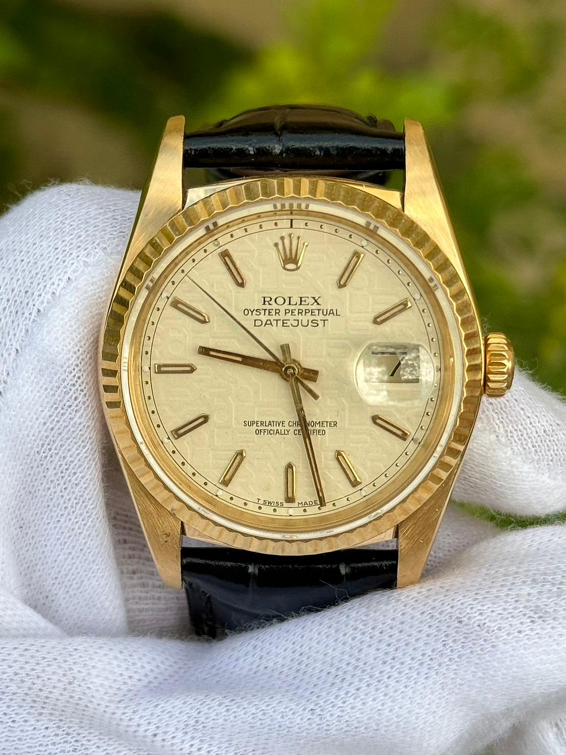 勞力士 ROLEX 型號16018 18K 奶油面 錶徑36mm 3035機芯 1987年