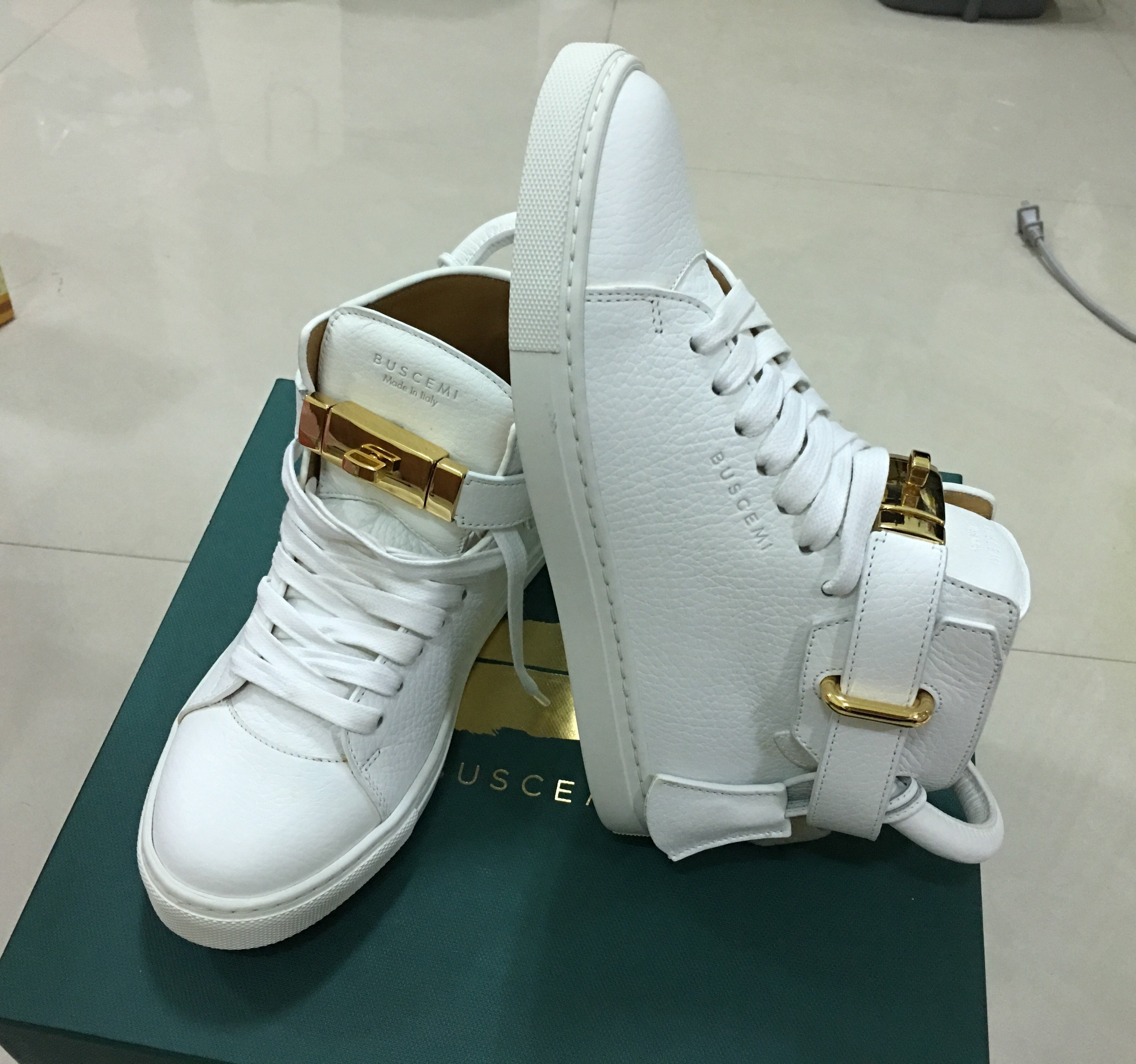 Buscemi 100MM high top sneakers Hermes