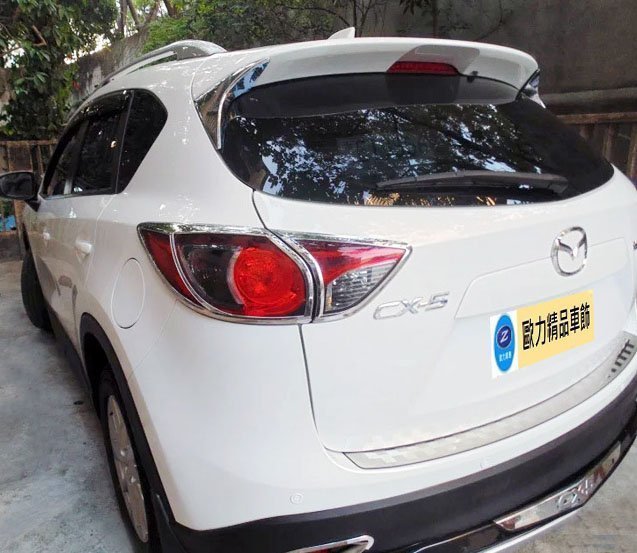 現貨熱銷-【易車汽配】馬自達 MAZDA  CX-5尾燈框 CX5尾燈框 CX-5後燈框 CX5後燈框 CX5鍍鉻後燈框