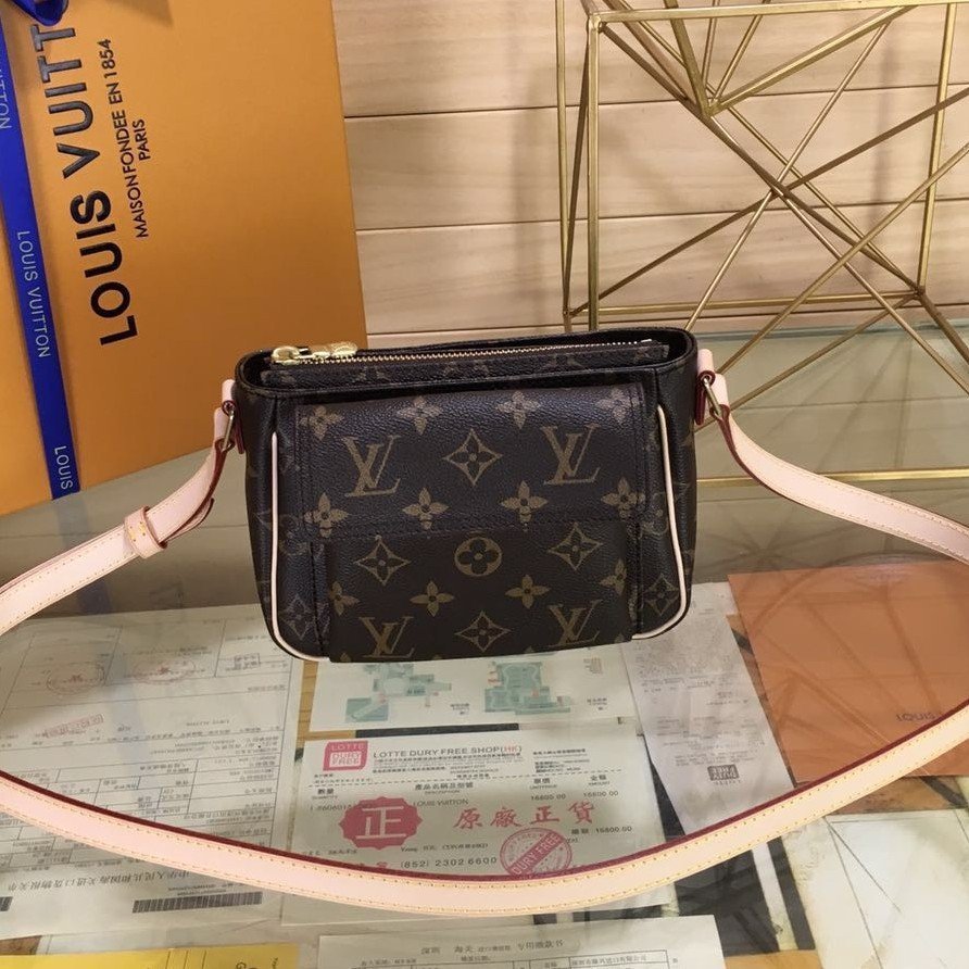 【二手】LV LOUIS VUITTON 經典款老花 小方包 肩背包 豆腐包 m51165單肩包 側背包 斜挎包 名牌包