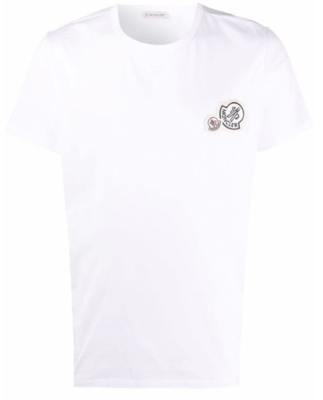 MONCLER 男款胸口雙LOGO T恤現貨在台義大利正品代購歐洲代購台北實體