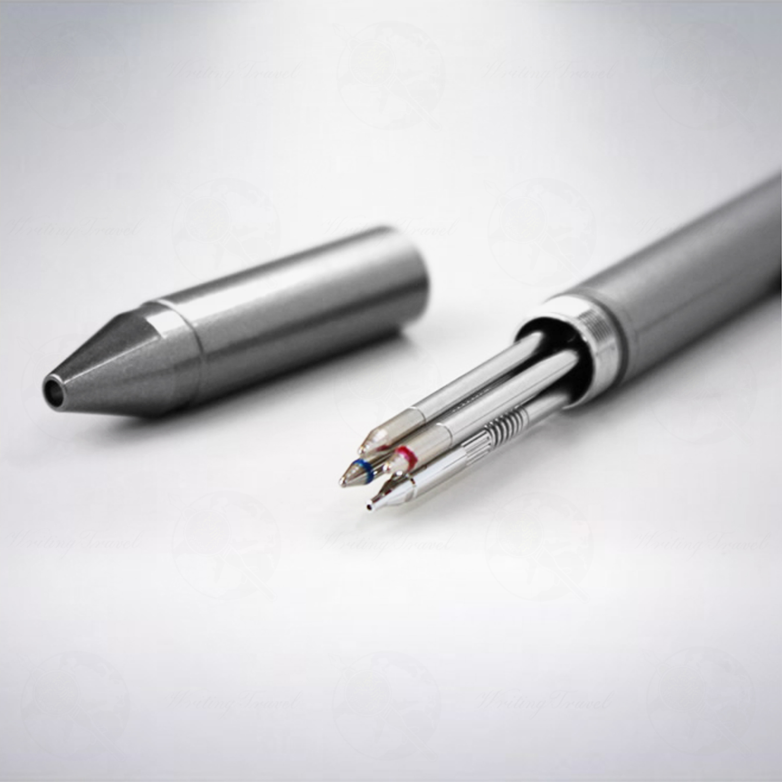 德國洛登紅環rOtring 4-in-1 Quattro-Pen 複合型筆記具(黑/紅/藍原子筆