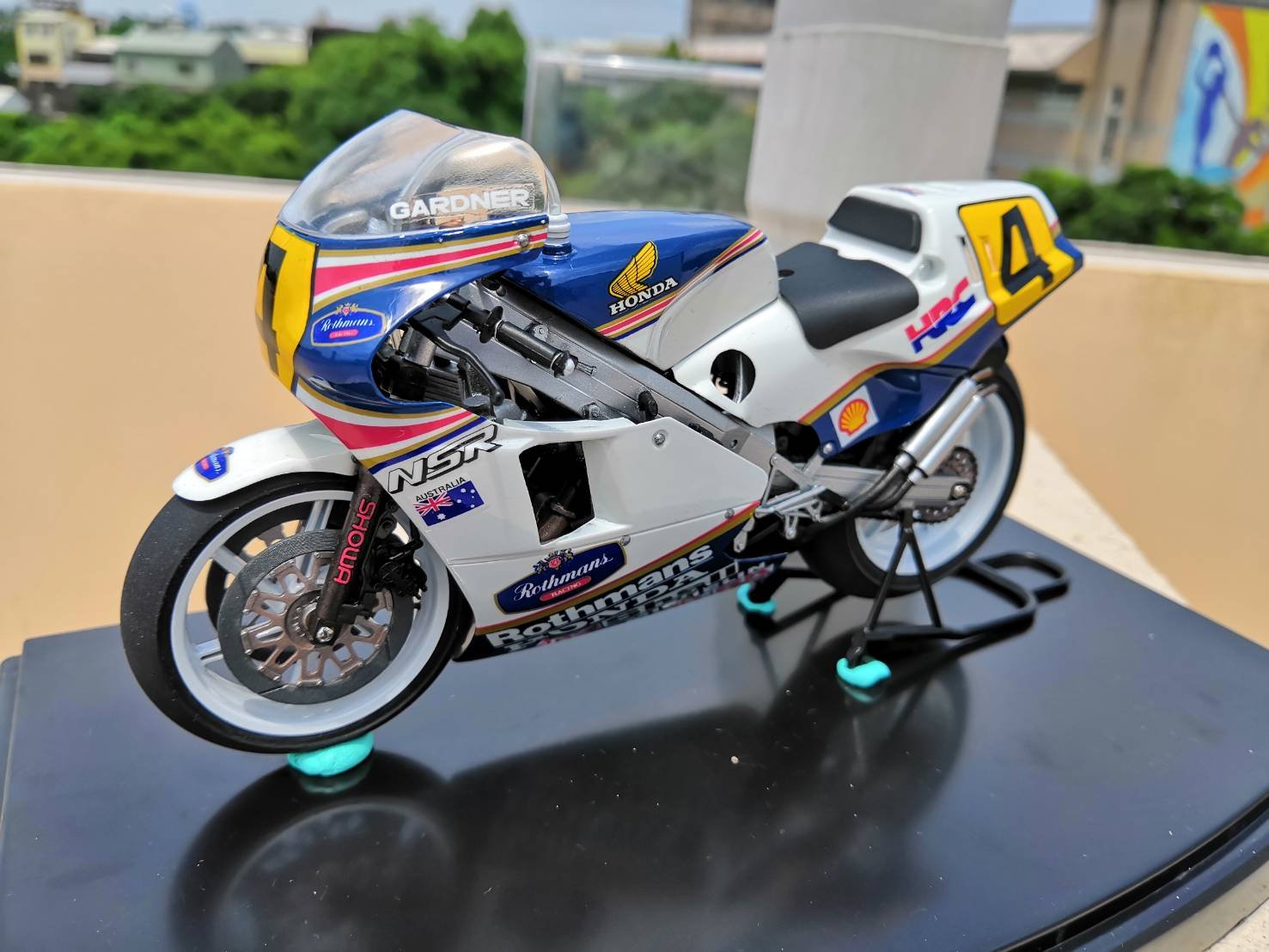 贈答 タミヤ1 12ホンダＮＳ500とレーシングライダー未組立品