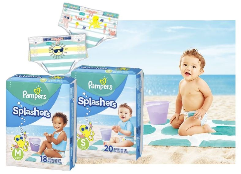 【蘇菲的美國小舖】Pampers幫寶適 Splashers 防水尿布 游泳尿布 美幫 拉拉褲 紙尿褲