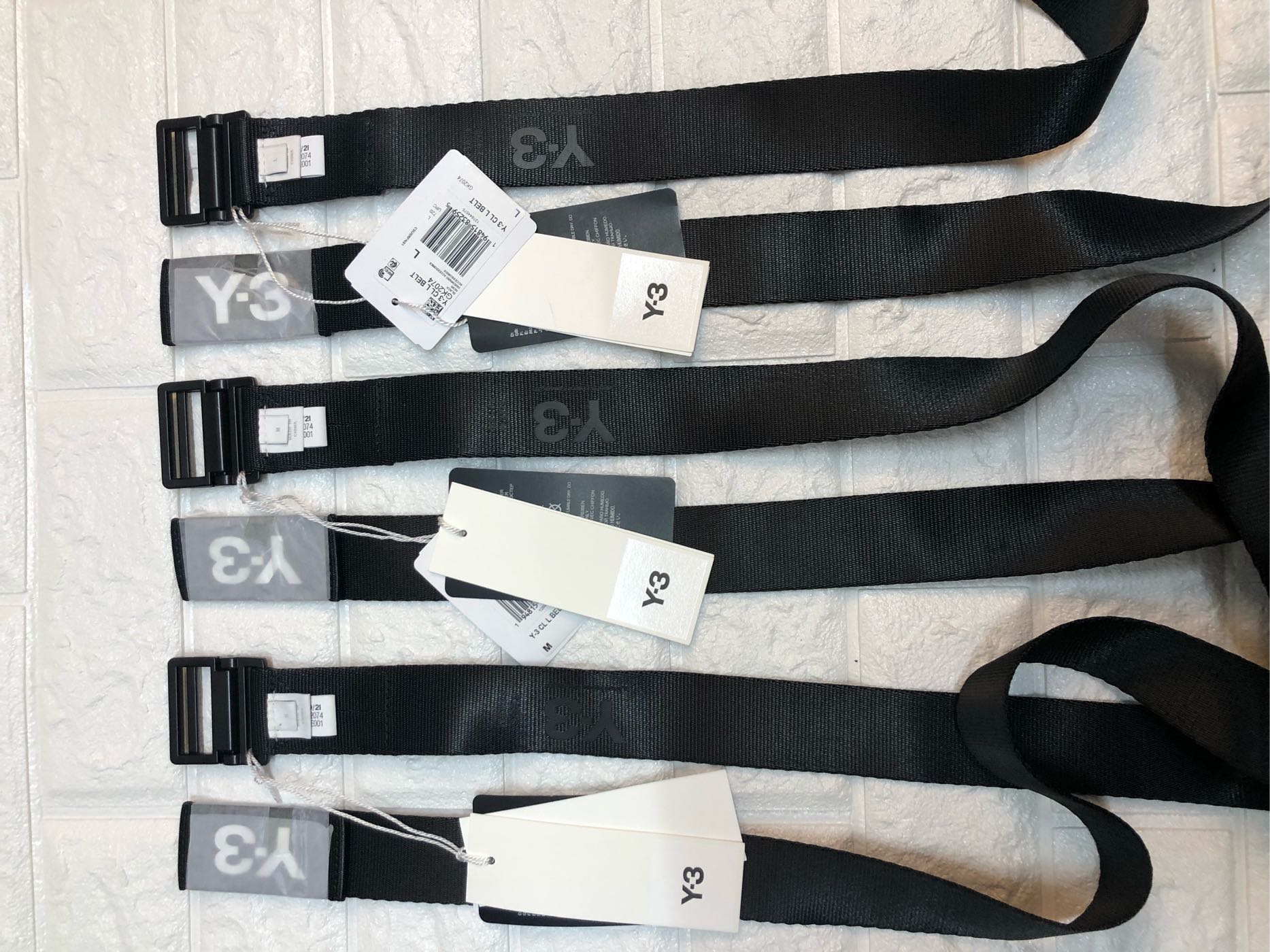 就是愛買正品】【現貨】 新款Y-3 CL L BELT 皮帶ADIDAS 山本耀司聯名