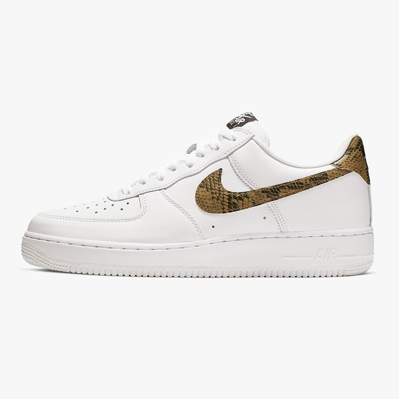 R'代購Nike Air Force 1 Low QS Python Snake 茶蛇AO1635-100 男女