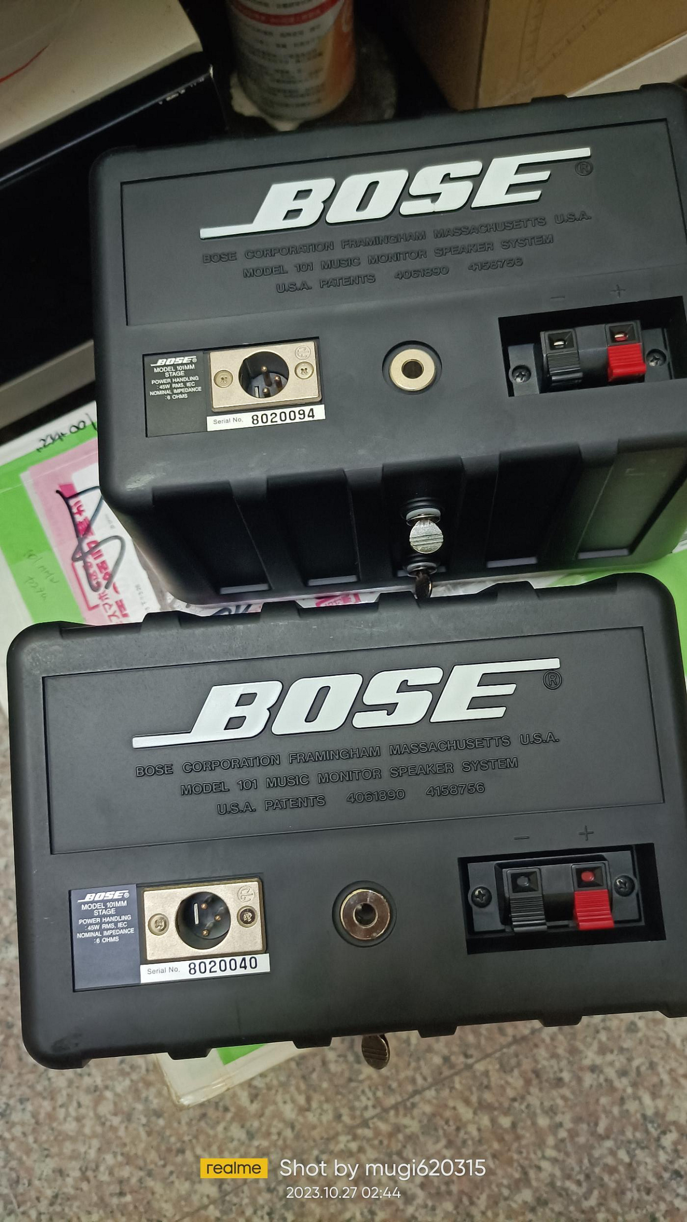 孟芬逸品（書架喇叭）日本原裝BOSE 101MM,如新全套價格近全新三種接駁