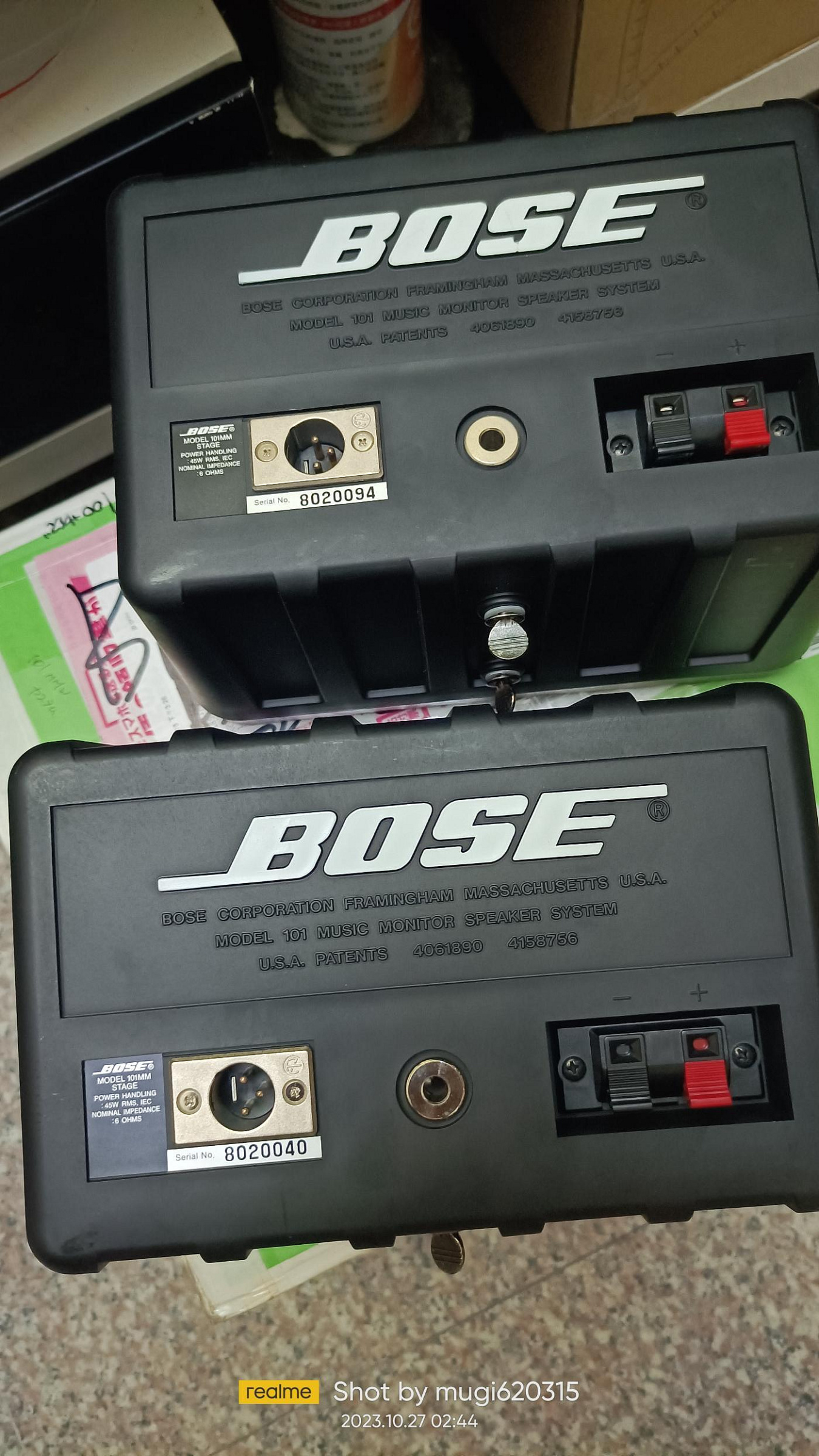 孟芬逸品（書架喇叭）日本原裝BOSE 101MM,如新全套價格近全新