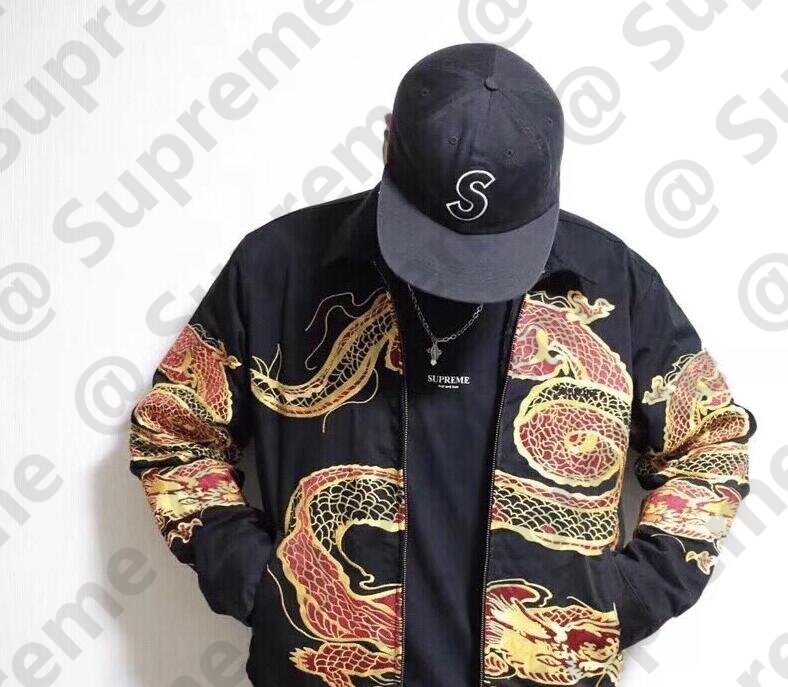 Supreme 18fw Dragon Work Jacket 龍袍刺繡夾克| Yahoo奇摩拍賣