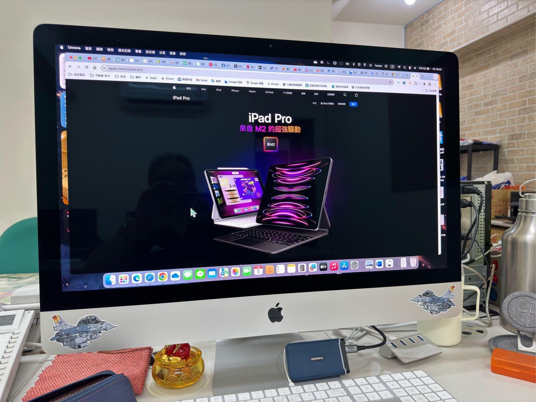 保固至2026年 完整盒裝iMac 27吋 5K螢幕 2020年 i7 （3.8）8核心 64G RAM 512G SSD AMD 5500XT 8G VRAM