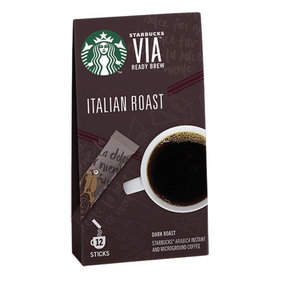 星巴克VIA®義大利烘焙即溶咖啡 Starbucks VIA®Ready Brew-Italian