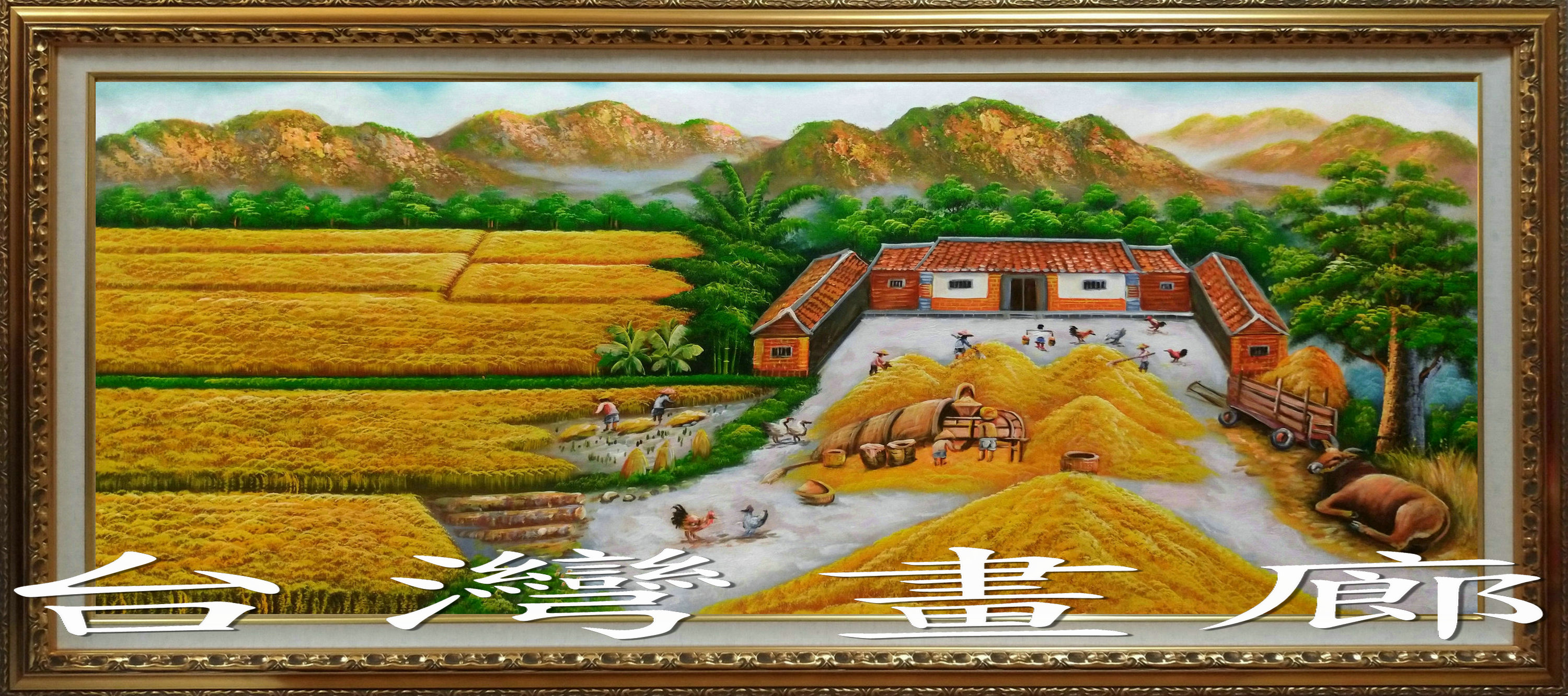 通販値下掘り出しオススメ作品! 　　　武内和夫　　　　6F　　　　「早春僧院入口」　　　　油彩画　 　　　正光画廊 自然、風景画