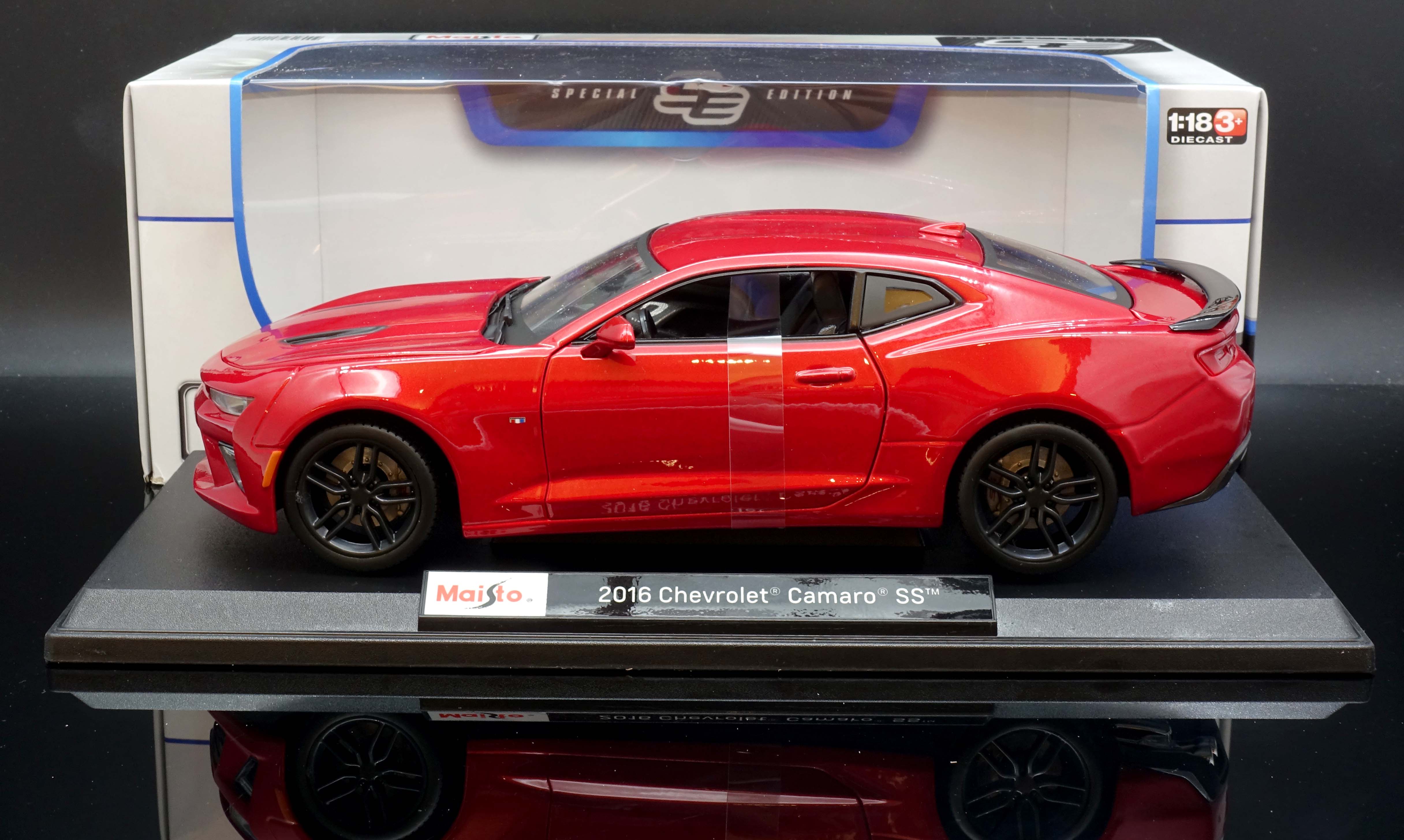 M.A.S.H】 Maisto 1/18 Chevrolet Camaro SS red 2016 | Yahoo奇摩拍賣