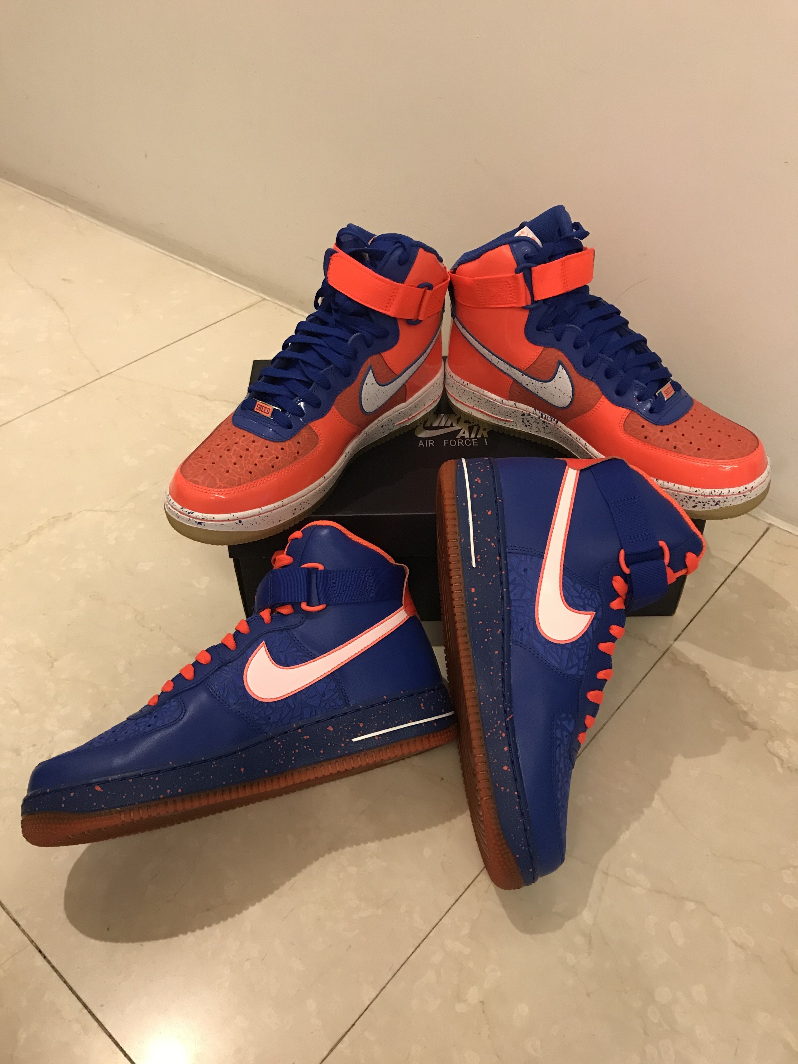 全新台灣公司貨Nike Air Jordan Force 1 Sheed Rasheed Wallace HI 橘