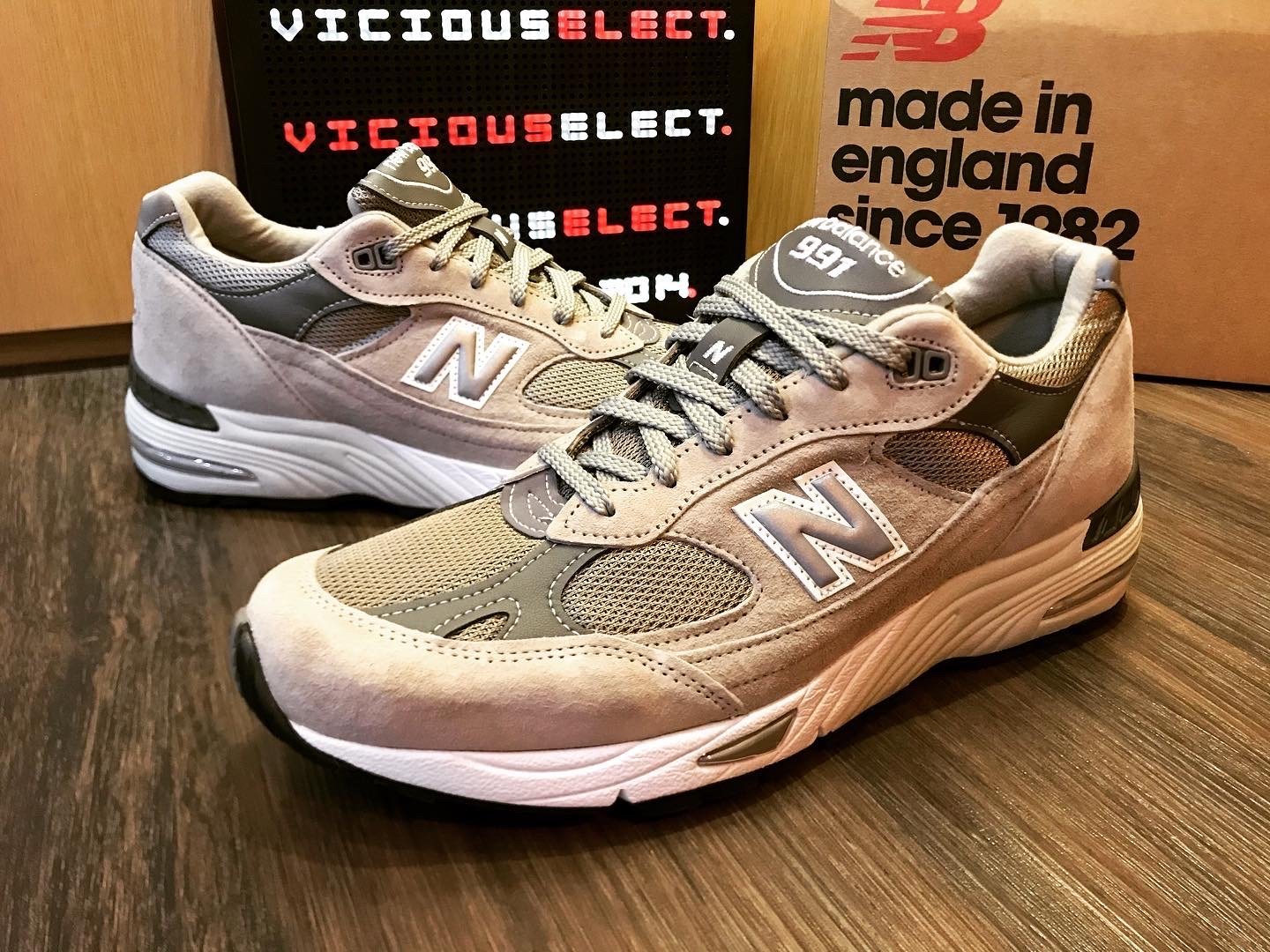 全新現貨 NEW BALANCE M991GL 灰色 麂皮 英製 ABZORB M991 M992 WTAPS