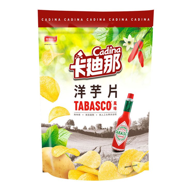 (漾霓)-代購~6包優惠~ 卡迪那 TABASCO 風味洋芋片 每包420 公克-119228 (代購商品下標詢問