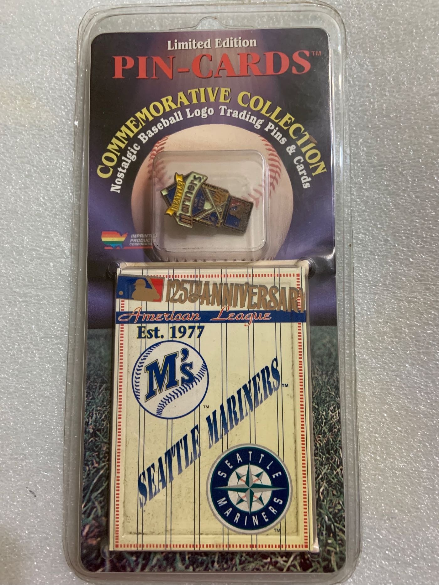 [美］MLB 美國大聯盟 1995 隊徽 SEATTLE MARINERS 西雅圖 出清