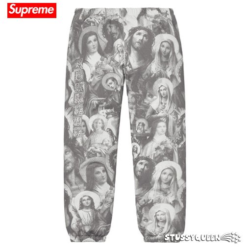 超搶手】全新正品2018 最新Supreme Jesus and Mary Sweatpant 耶穌聖母