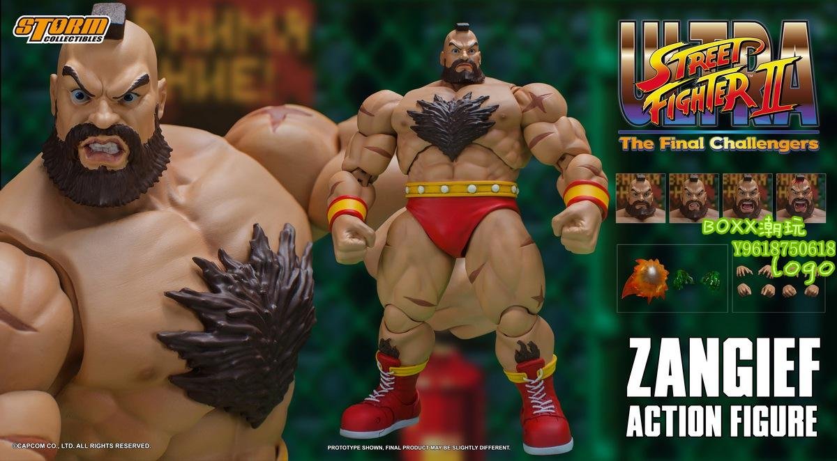 BOXX潮玩~33TOYS Storm Toys CPSF22 6寸街頭霸王2 老蘇桑吉爾夫ZANGIEF 