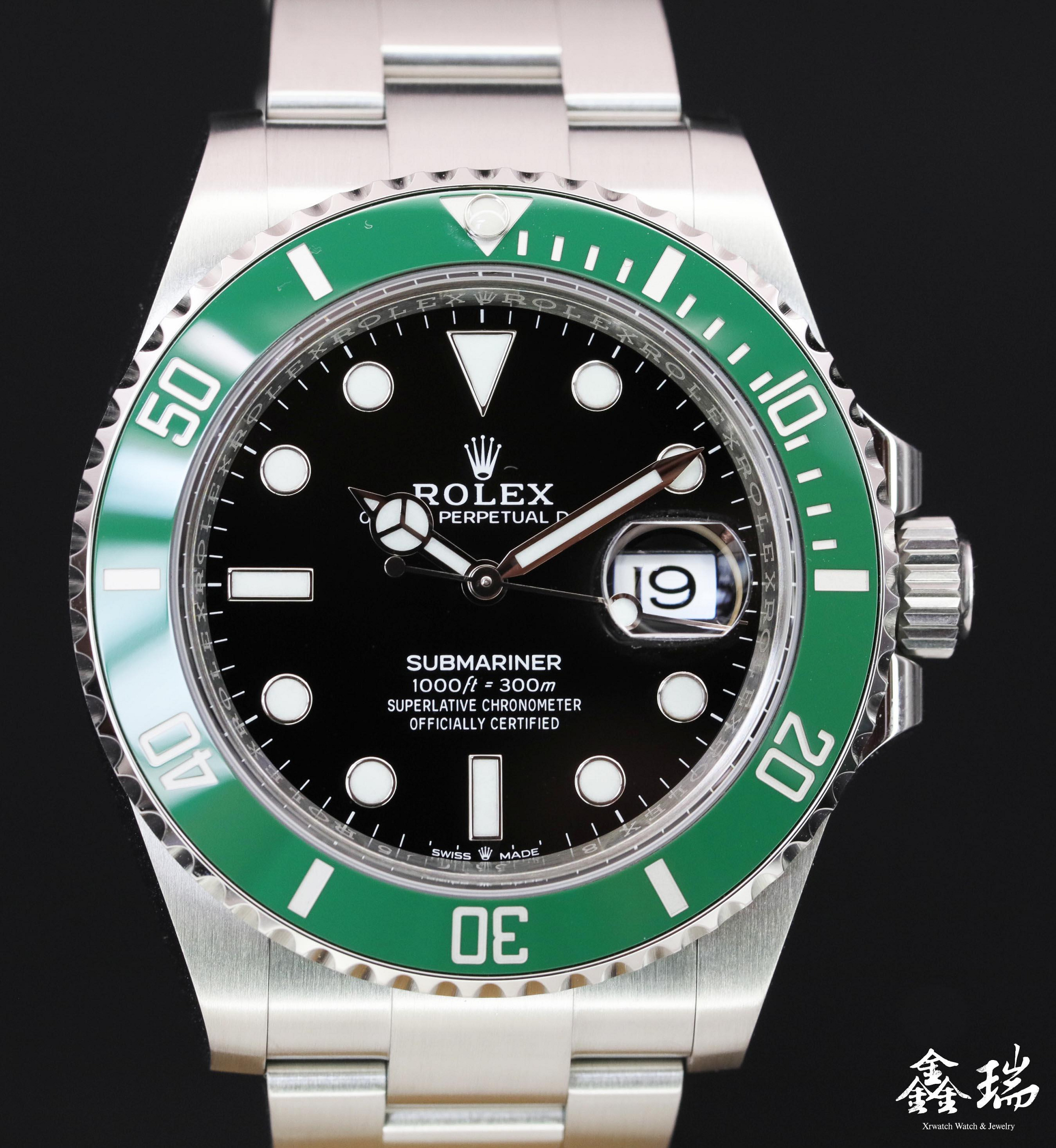 【鑫瑞鐘錶】Rolex 勞力士 Submariner 126610LV 126610 新款 綠水鬼 不鏽鋼 41mm 未使用品