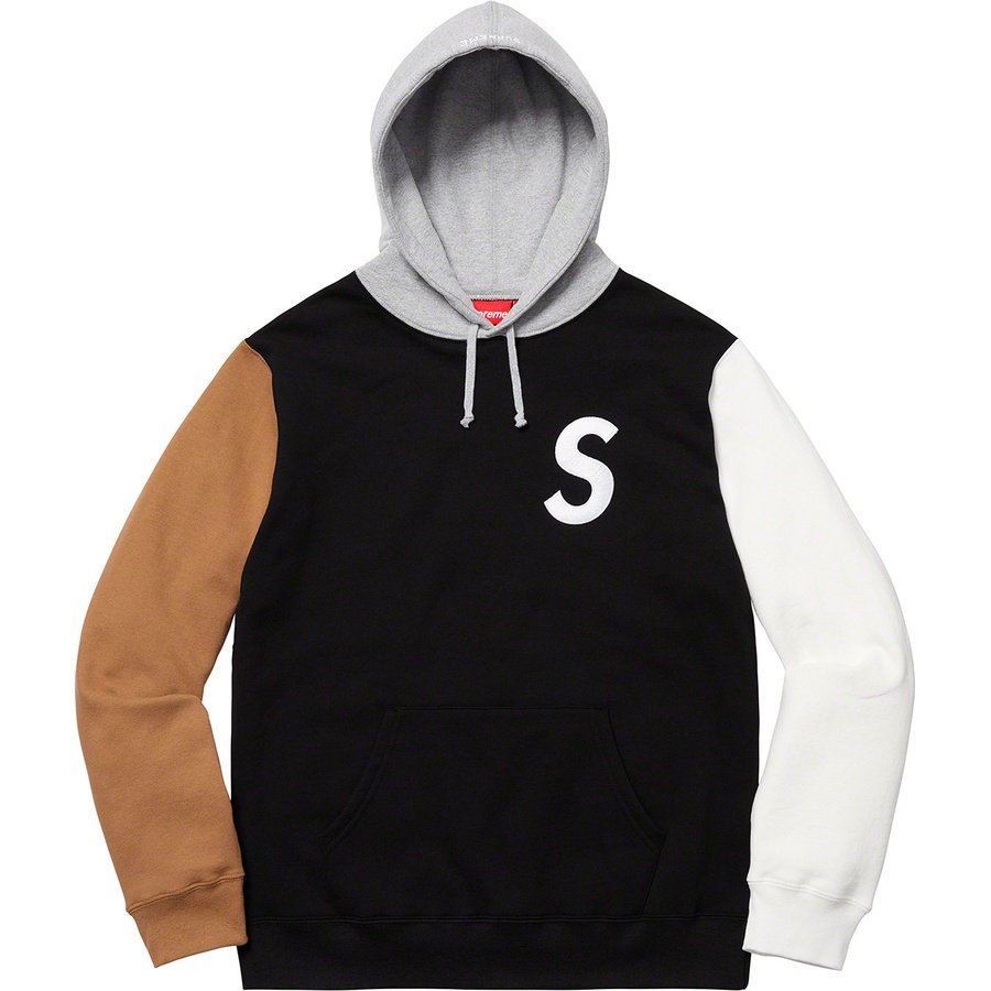 日貨代購CITY】2019SS Supreme S Logo Colorblocked Hooded 帽T 現貨