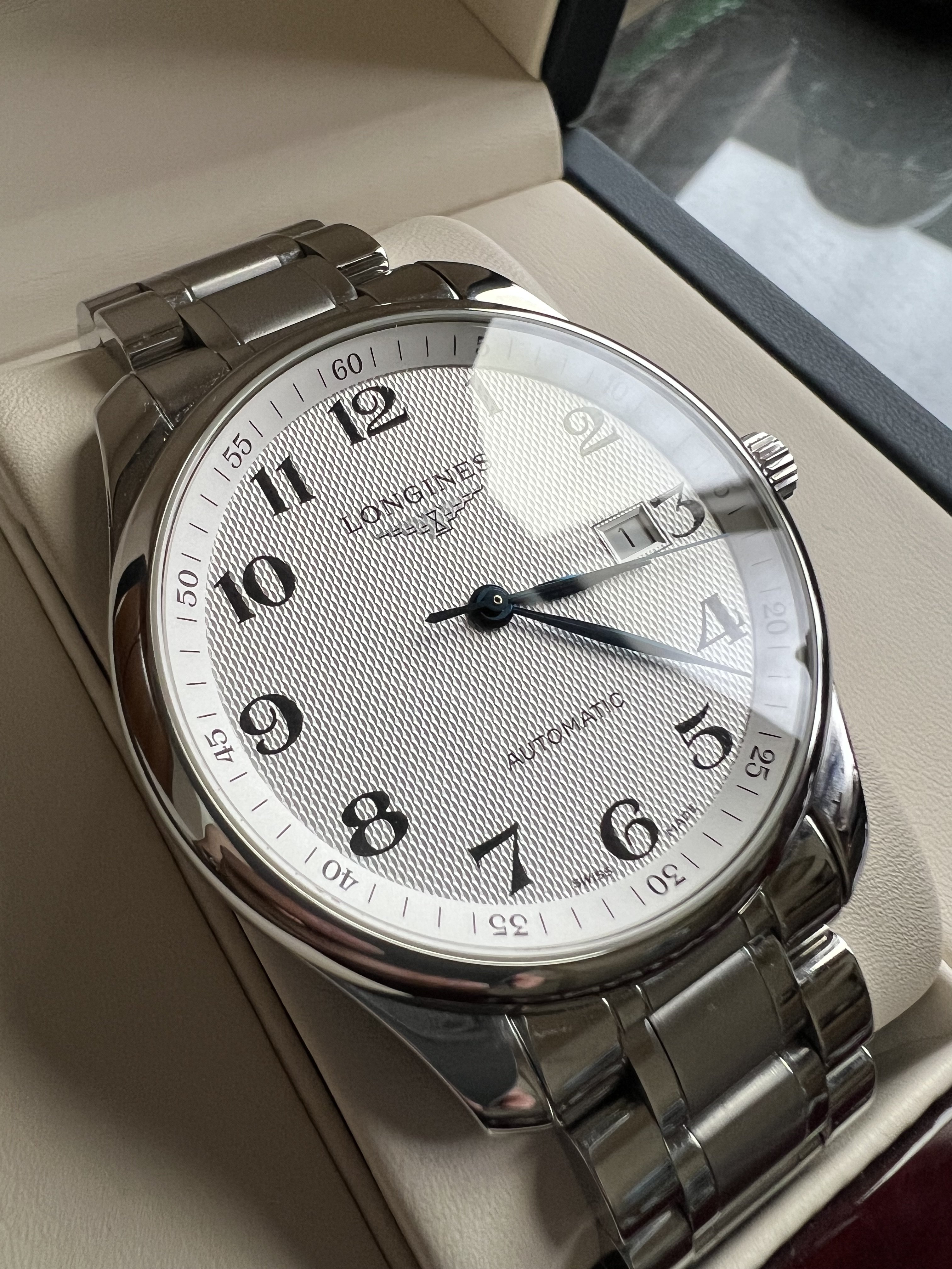 LONGINES 浪琴錶 MASTER 巨擘系列 機械錶 42mm 98%新 AD盒單全