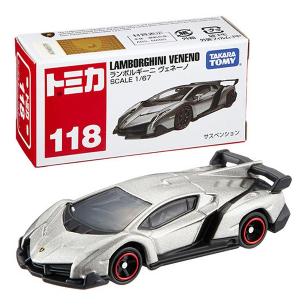 飛行屋(全新品)TAKARA TOMY-多美小汽車-TOMICA #118 藍寶堅尼