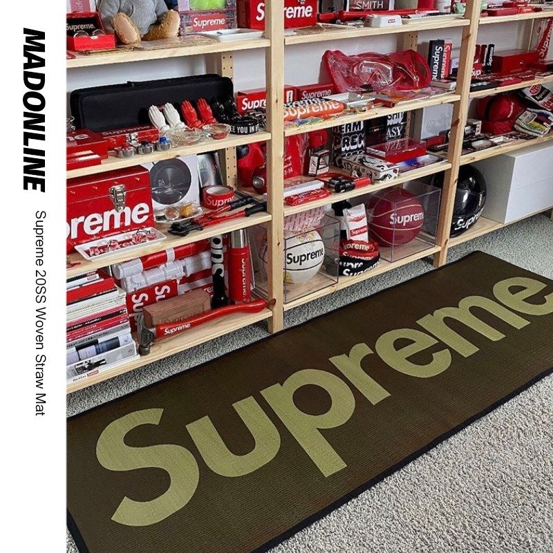 希望商店】Supreme Woven Straw Mats 20SS 天然日式編織草蓆涼蓆地墊