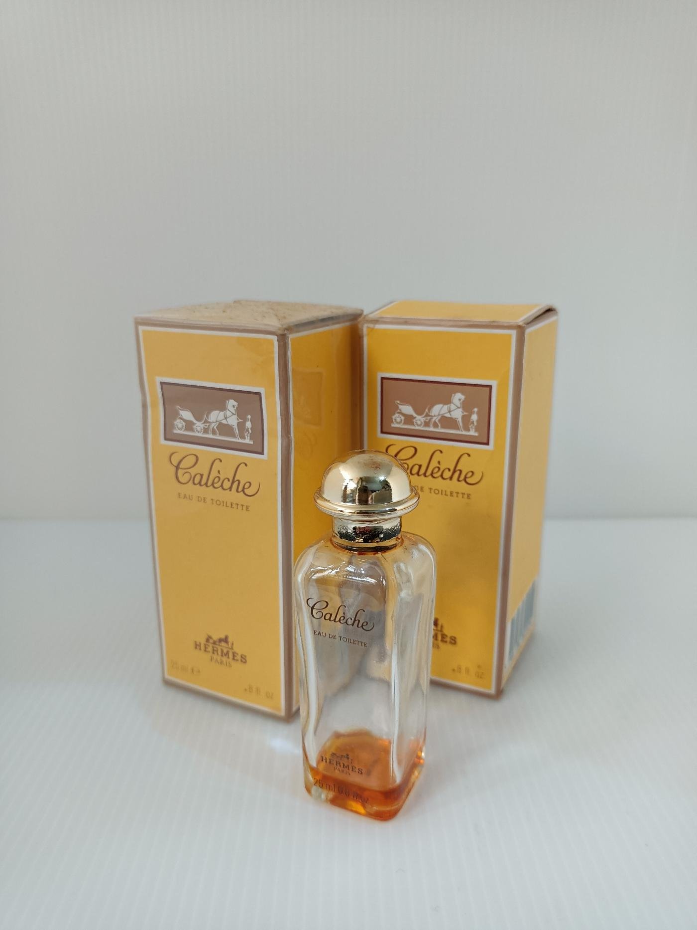 HERMES Caleche 25ml 香水古董級（1瓶全新未拆封） (1瓶已拆封，容量有