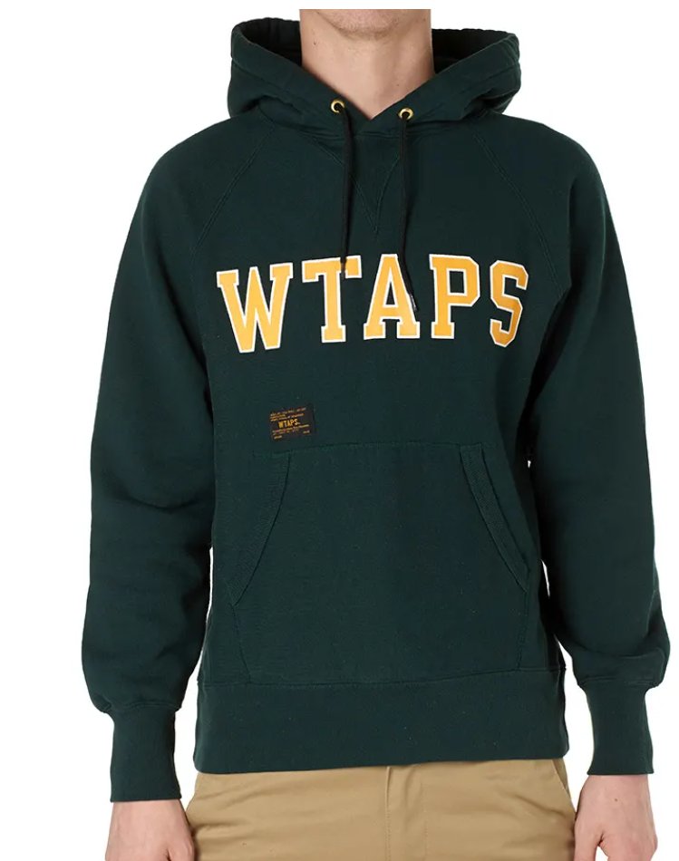 wtaps 14ss design hoodie Green www.krzysztofbialy.com